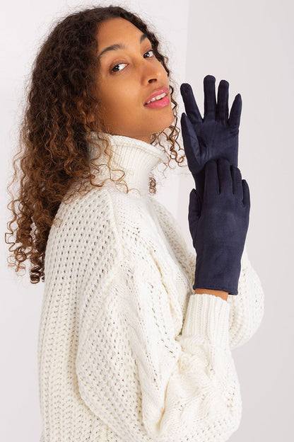 Elegant Women's Insulated Gloves – Touchscreen-Compatible with Embroidered Detail