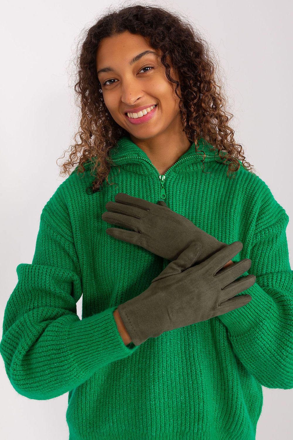 Elegant Women's Insulated Gloves – Touchscreen-Compatible with Embroidered Detail