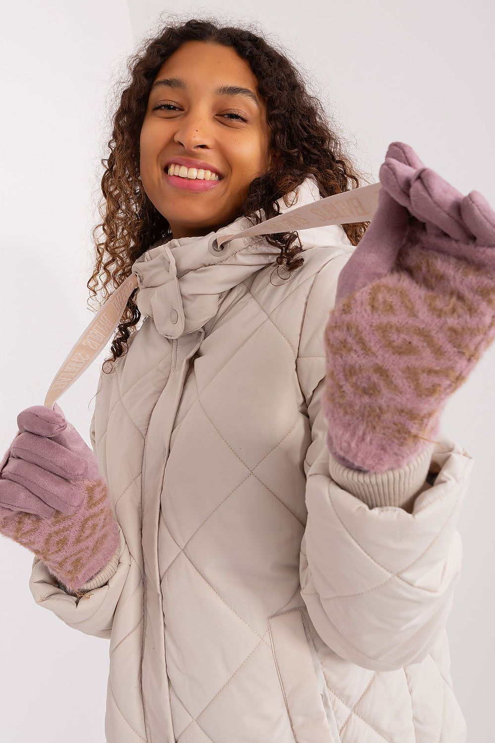 Smooth Women's Gloves with Removable Knitted Insulation – Touchscreen-Compatible