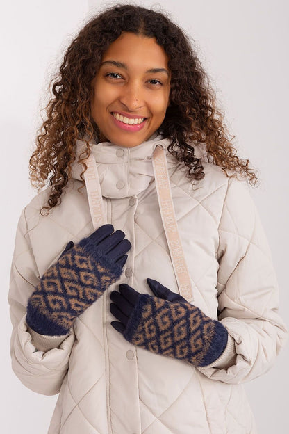 Smooth Women's Gloves with Removable Knitted Insulation – Touchscreen-Compatible