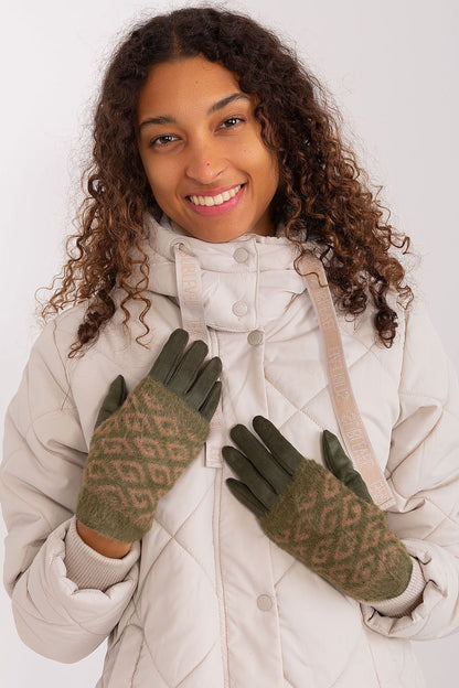 Smooth Women's Gloves with Removable Knitted Insulation – Touchscreen-Compatible