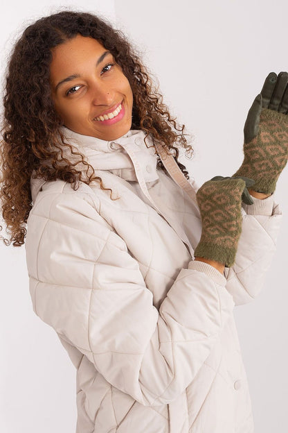 Smooth Women's Gloves with Removable Knitted Insulation – Touchscreen-Compatible