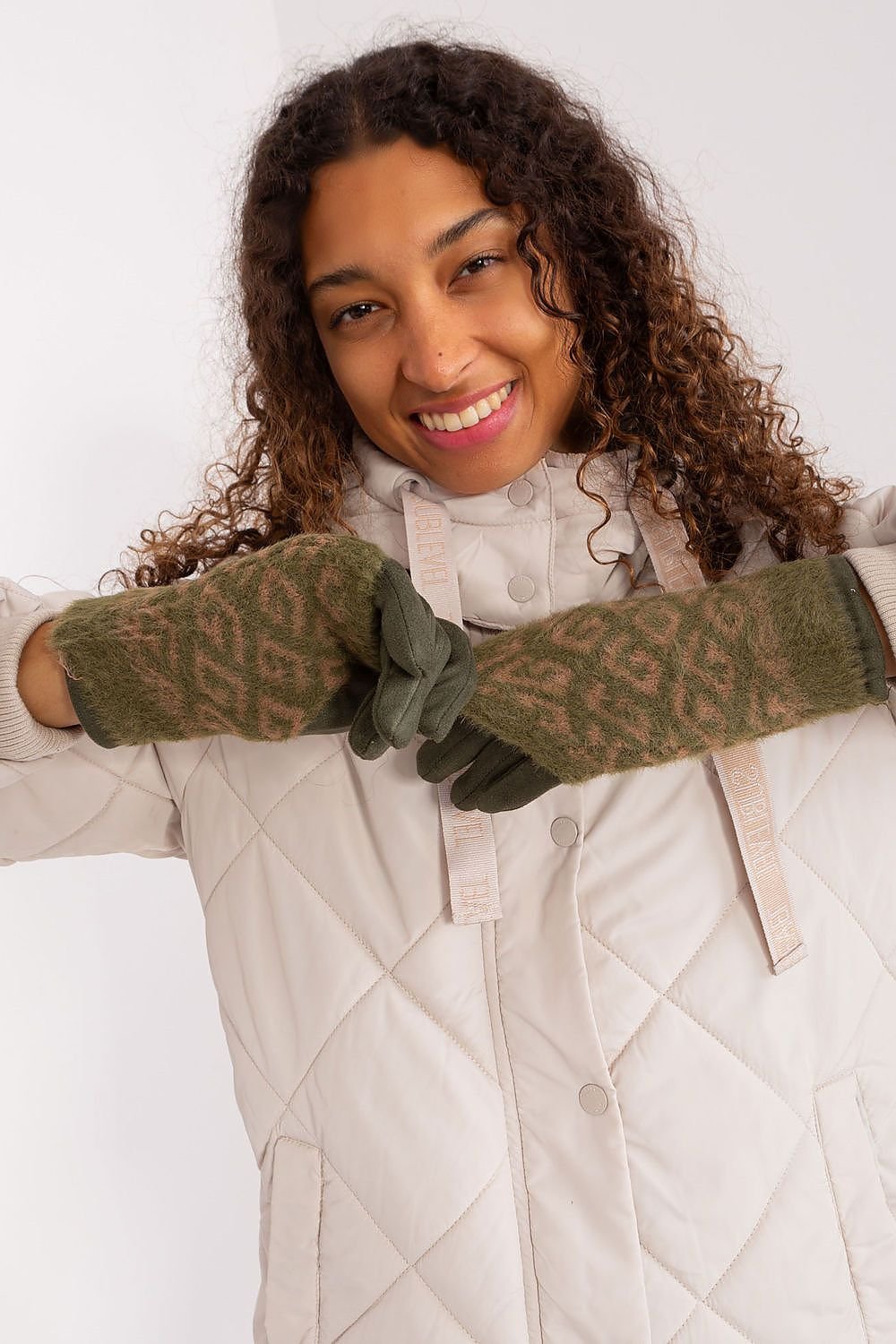 Smooth Women's Gloves with Removable Knitted Insulation – Touchscreen-Compatible