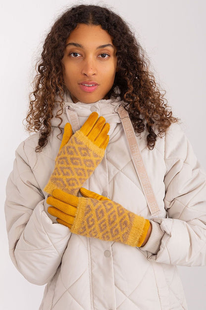 Smooth Women's Gloves with Removable Knitted Insulation – Touchscreen-Compatible