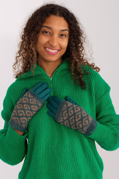 Smooth Women's Gloves with Removable Knitted Insulation – Touchscreen-Compatible