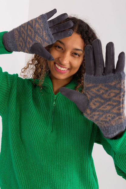 Smooth Women's Gloves with Removable Knitted Insulation – Touchscreen-Compatible