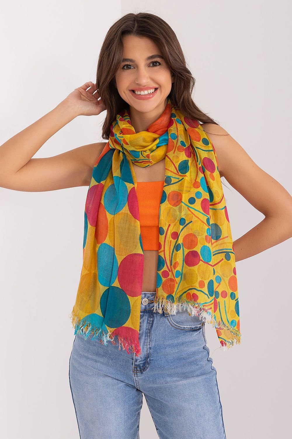 Versatile Printed Fashion Scarf - Ludowika 