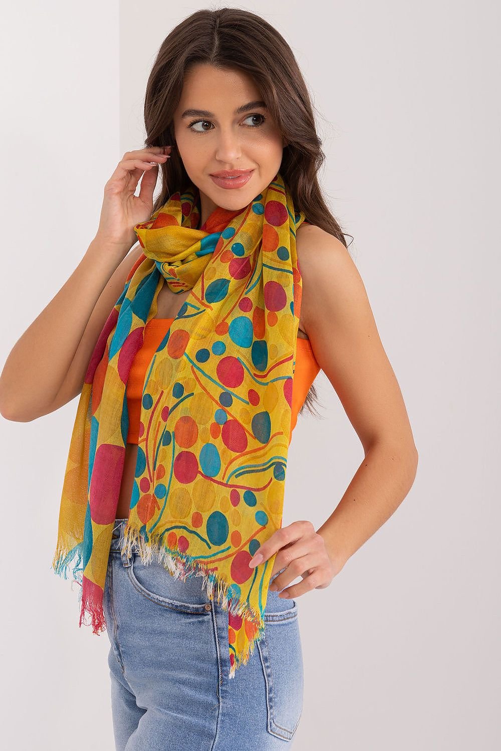 Versatile Printed Fashion Scarf - Ludowika 