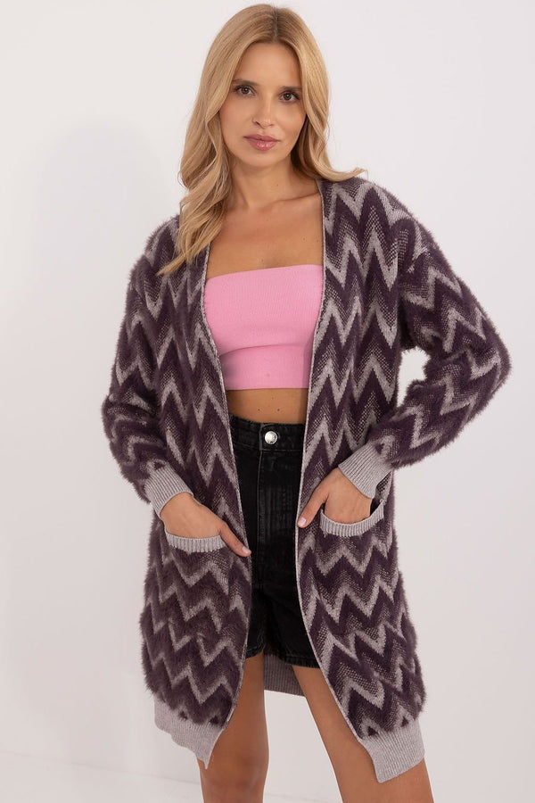 Women's Soft Knit Button-Up Cardigan with Pockets