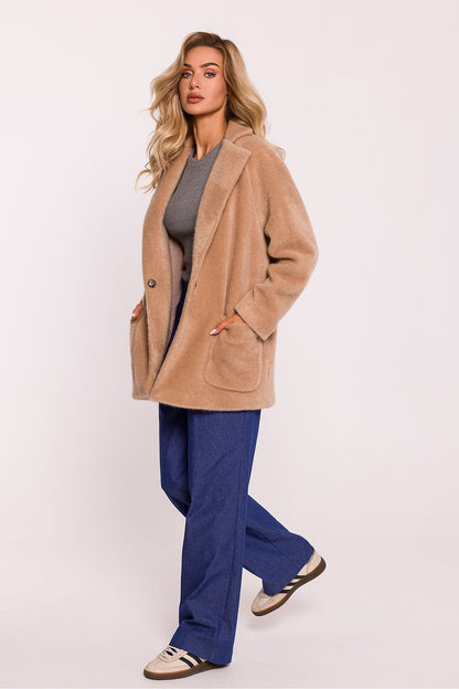 Oversized Teddymantel für Damen