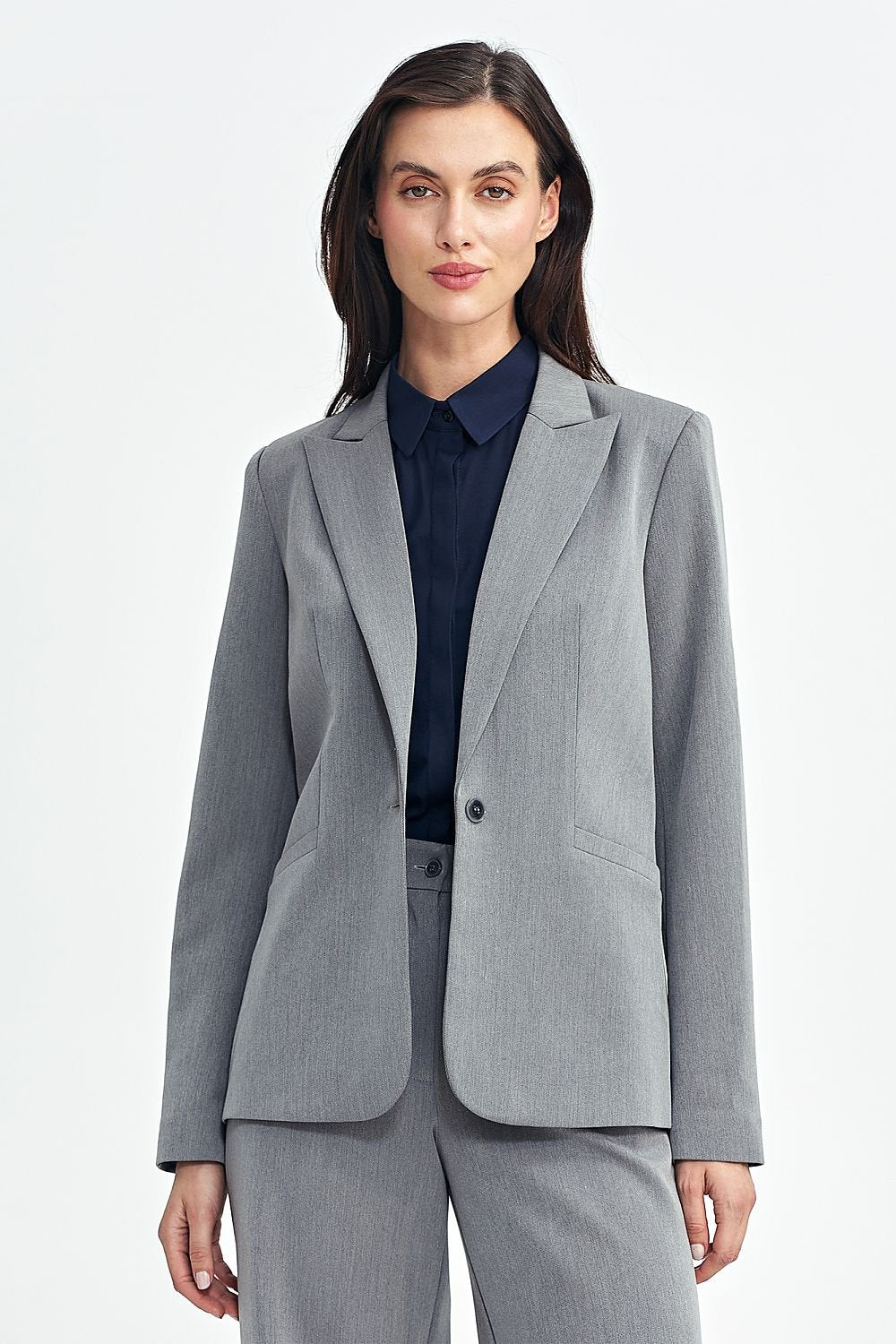 Tailored Fit Jacket with Tennis-Style Stripes