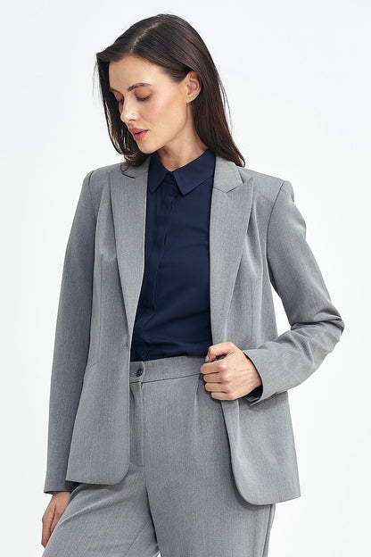 Tailored Fit Jacket with Tennis-Style Stripes