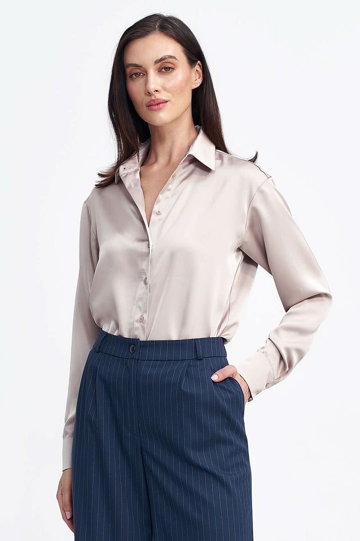 Satin-Effect Shapewear Bodysuit with Perfect Fit and Modern Elegance - Ludowika 