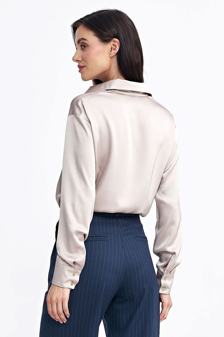 Satin-Effect Shapewear Bodysuit with Perfect Fit and Modern Elegance - Ludowika 