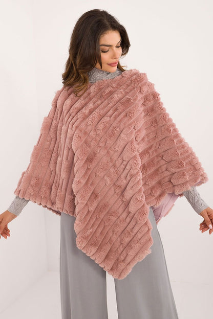 Poncho texturé coupe décontractée