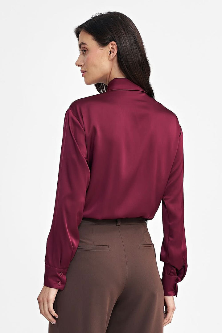 Satin-Effect Shapewear Bodysuit with Perfect Fit and Modern Elegance - Ludowika 