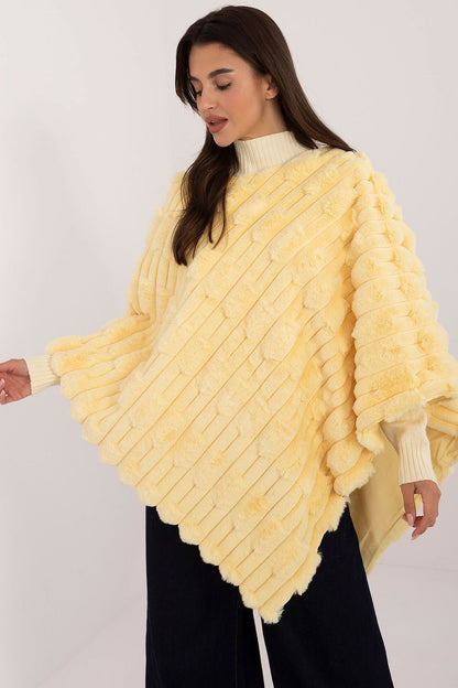 Poncho texturé coupe décontractée