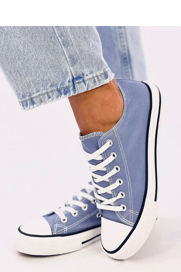 Women's Sneakers on Rubber Sole with Piping