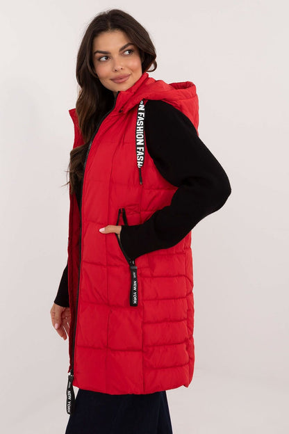 Quilted Zippered Vest for Women