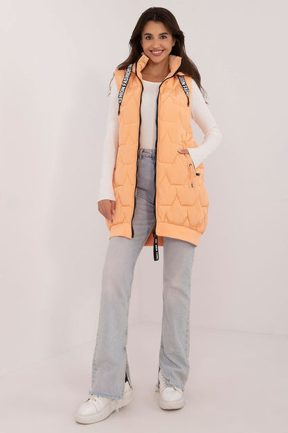 Women's Quilted Vest with Detachable Hood