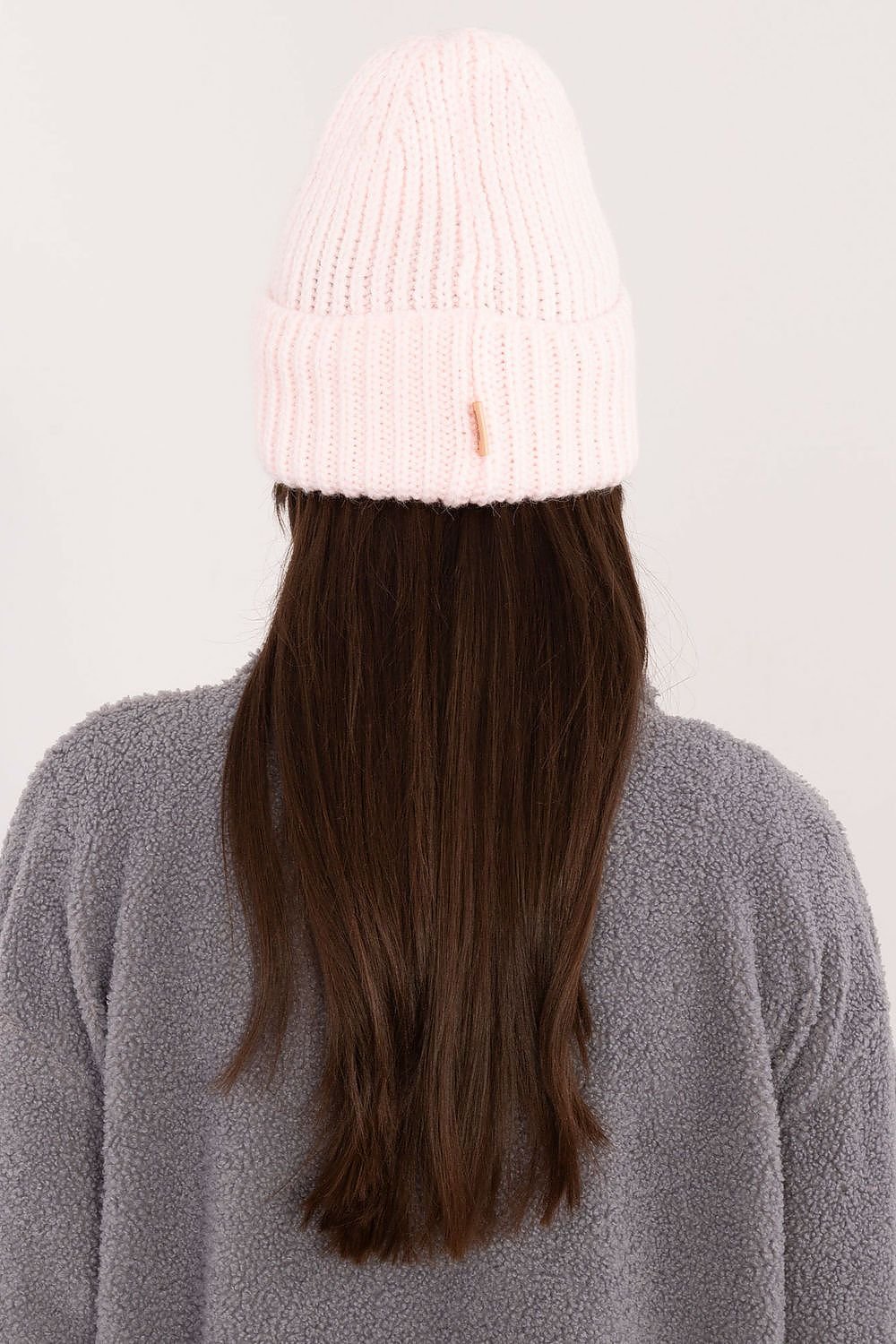 Casquette tendance en acrylique souple avec patch et large pli