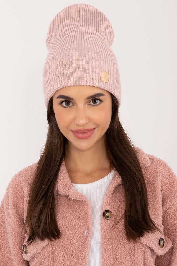 Classic Monochrome Beanie with Discreet Patch
