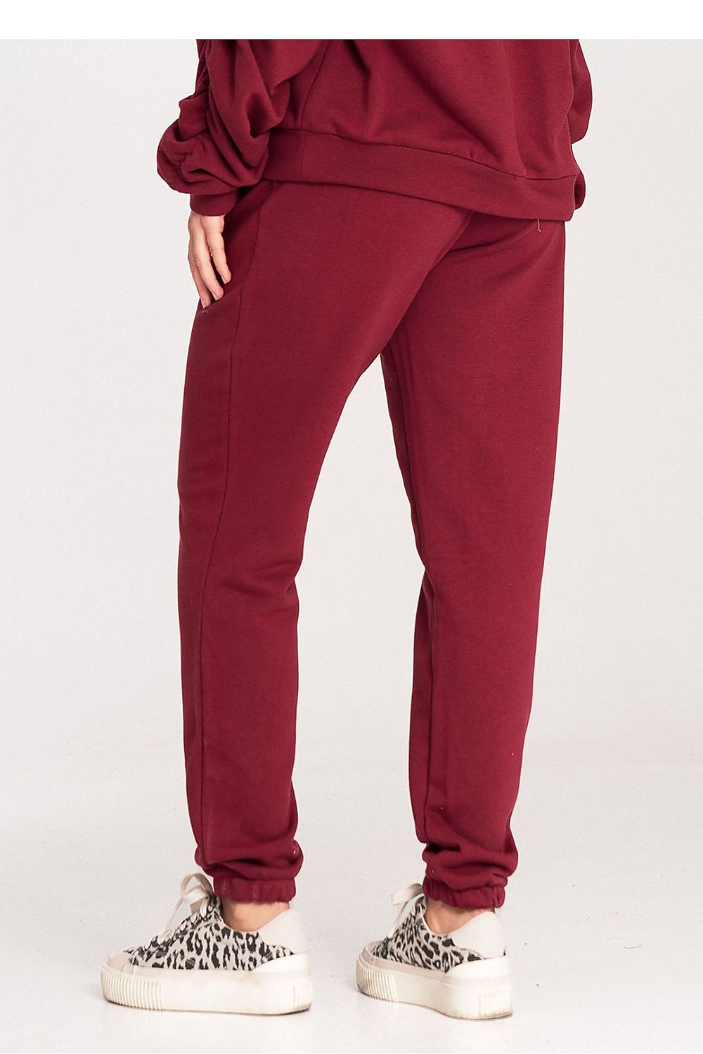 Cotton Sweatpants with Elastic Waistband