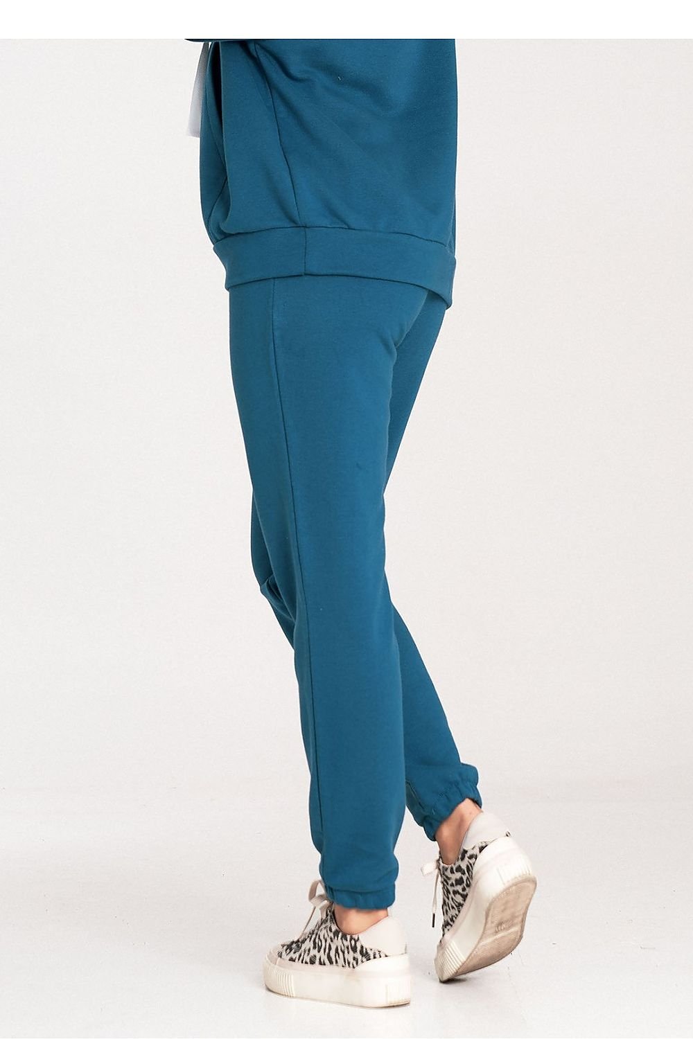 Cotton Sweatpants with Elastic Waistband