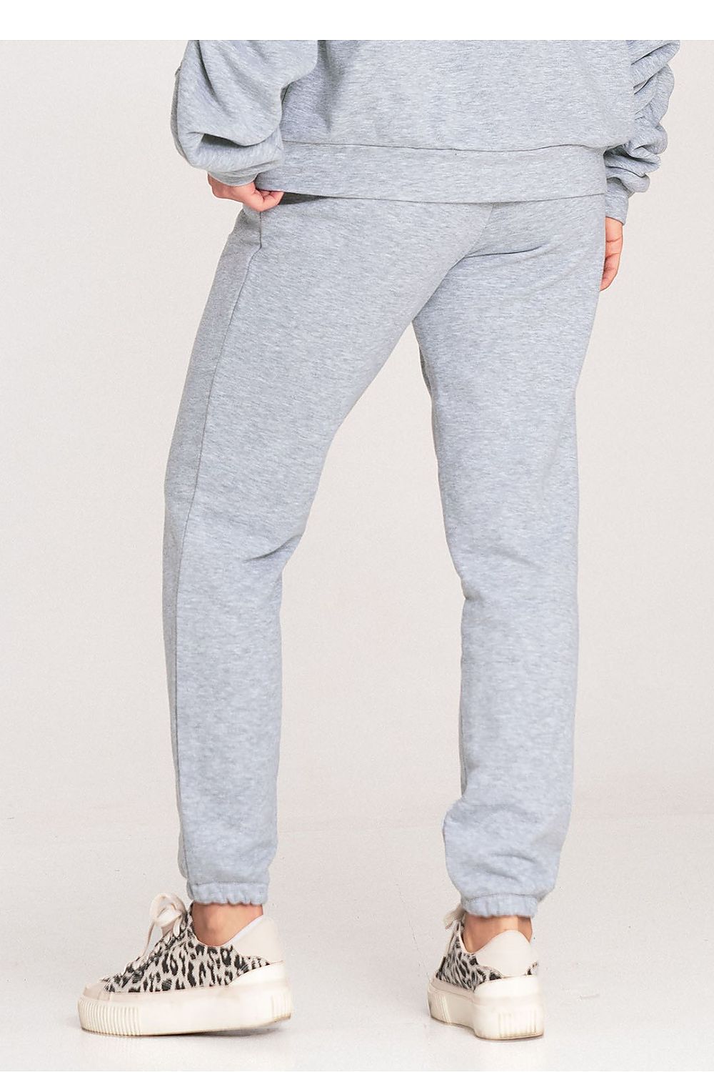 Cotton Sweatpants with Elastic Waistband