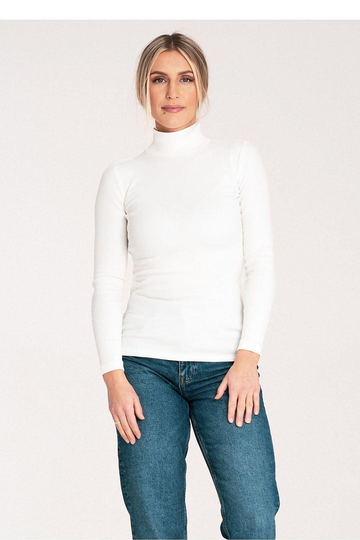 Lightweight Ribbed Cotton Turtleneck - Ludowika 