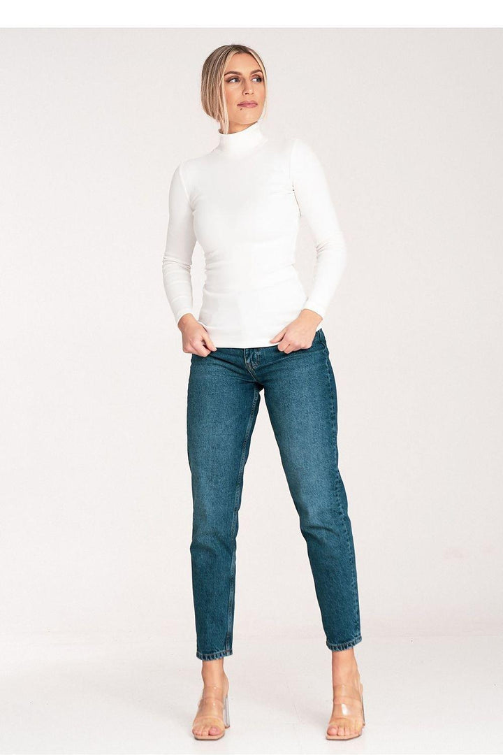 Lightweight Ribbed Cotton Turtleneck - Ludowika 