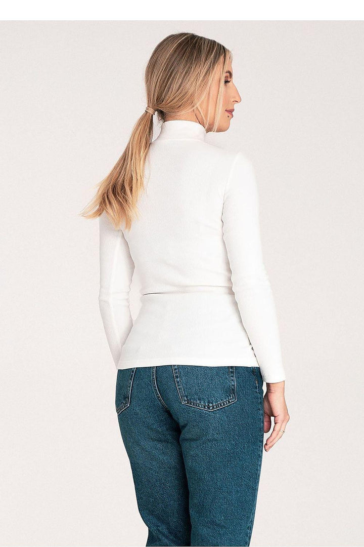 Lightweight Ribbed Cotton Turtleneck - Ludowika 
