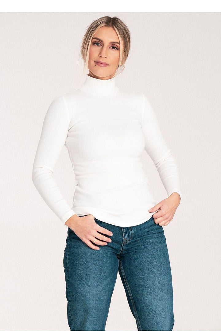 Lightweight Ribbed Cotton Turtleneck - Ludowika 