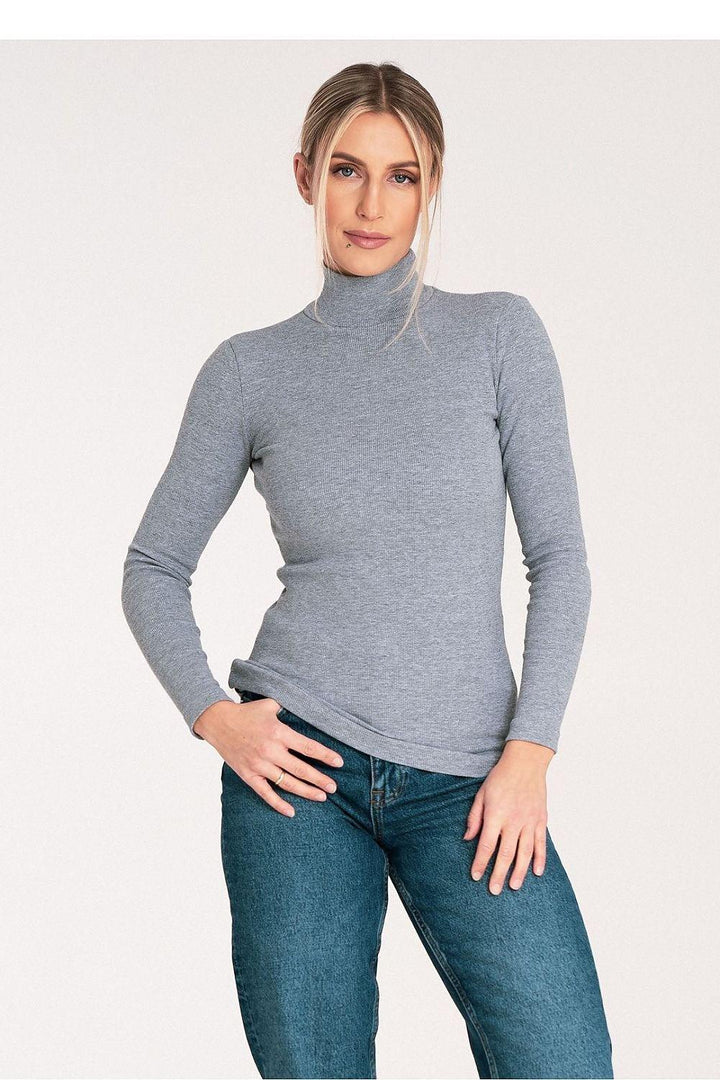 Lightweight Ribbed Cotton Turtleneck - Ludowika 