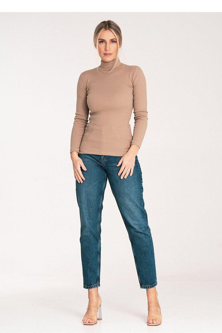 Lightweight Ribbed Cotton Turtleneck - Ludowika 