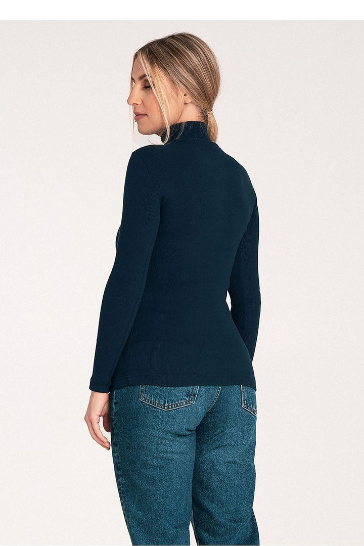 Lightweight Ribbed Cotton Turtleneck - Ludowika 