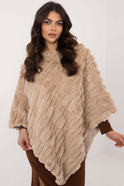 Poncho texturé coupe décontractée