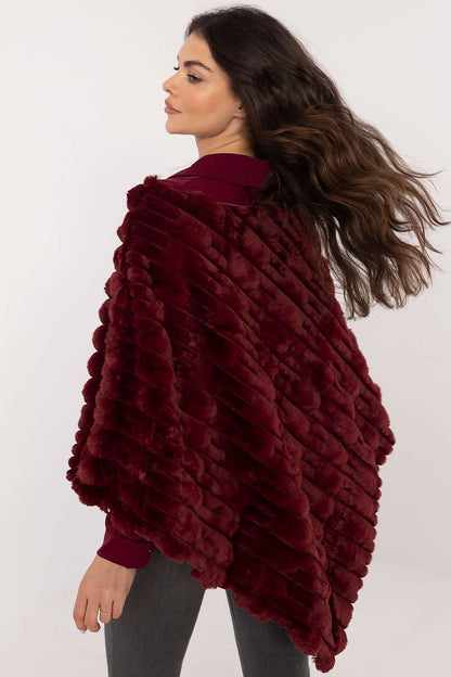 Poncho texturé coupe décontractée