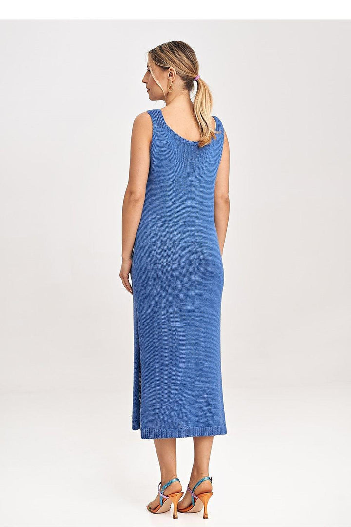 Women's Two-Piece Set with Midi Dress and Bolero - Ludowika 