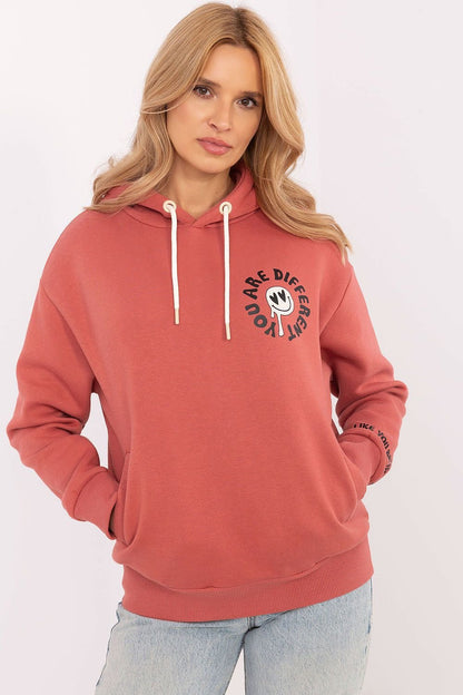 A comfortable and stylish women's casual sweatshirt made from a high-quality cotton and polyester blend, featuring prints on the front, back, and sleeves, with a hood and slip pockets for added functionality. Ideal for colder days, with a modern, versatile design that pairs well with jeans, leggings, or sweatpants.






