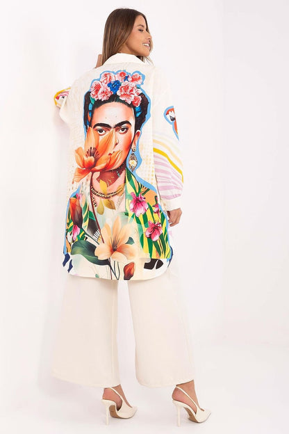  Long sleeve Frida Kahlo-inspired shirt