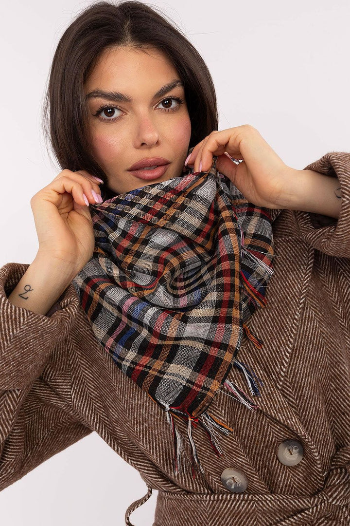 Checkered Arafatka Neckerchief Scarf - Ludowika 