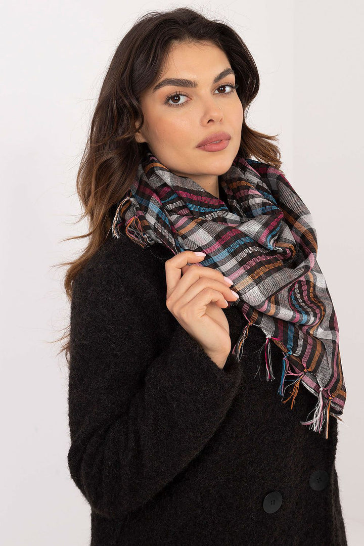 Checkered Arafatka Neckerchief Scarf - Ludowika 