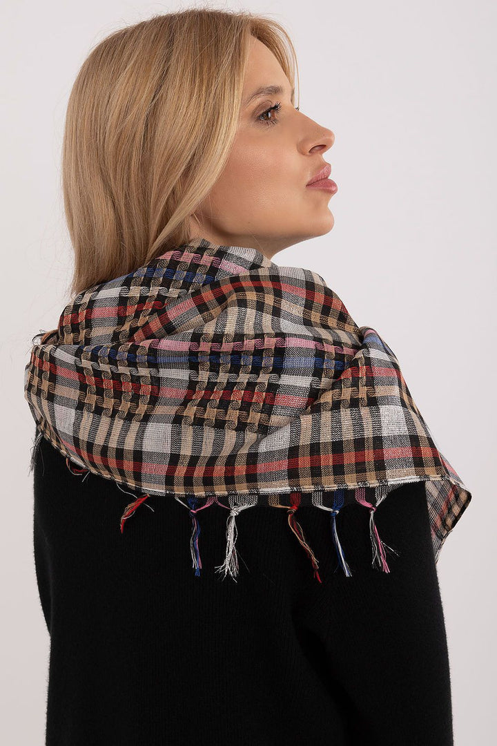 Checkered Arafatka Neckerchief Scarf - Ludowika 