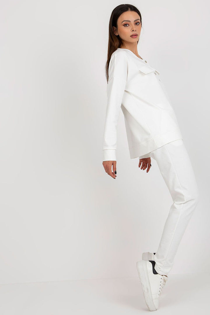 Modern Cotton Snap-Front Tracksuit Set - Ludowika 