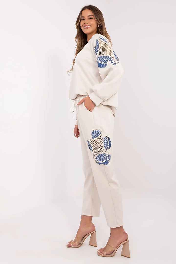 Women's Embroidered Tracksuit Set - Ludowika