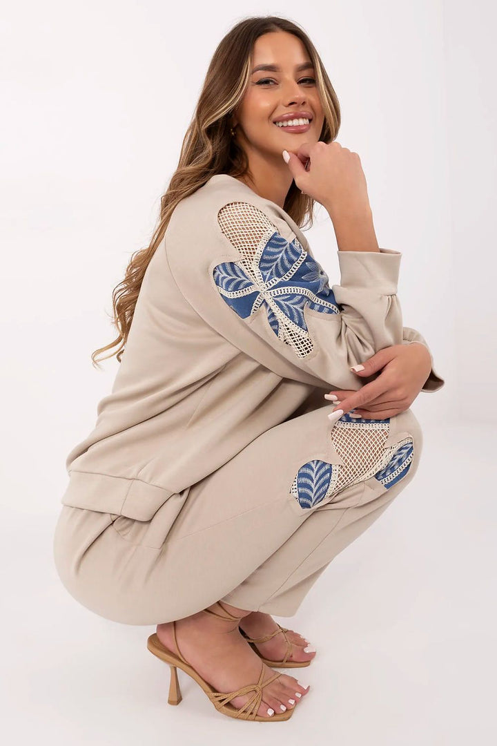 Women's Embroidered Tracksuit Set - Ludowika