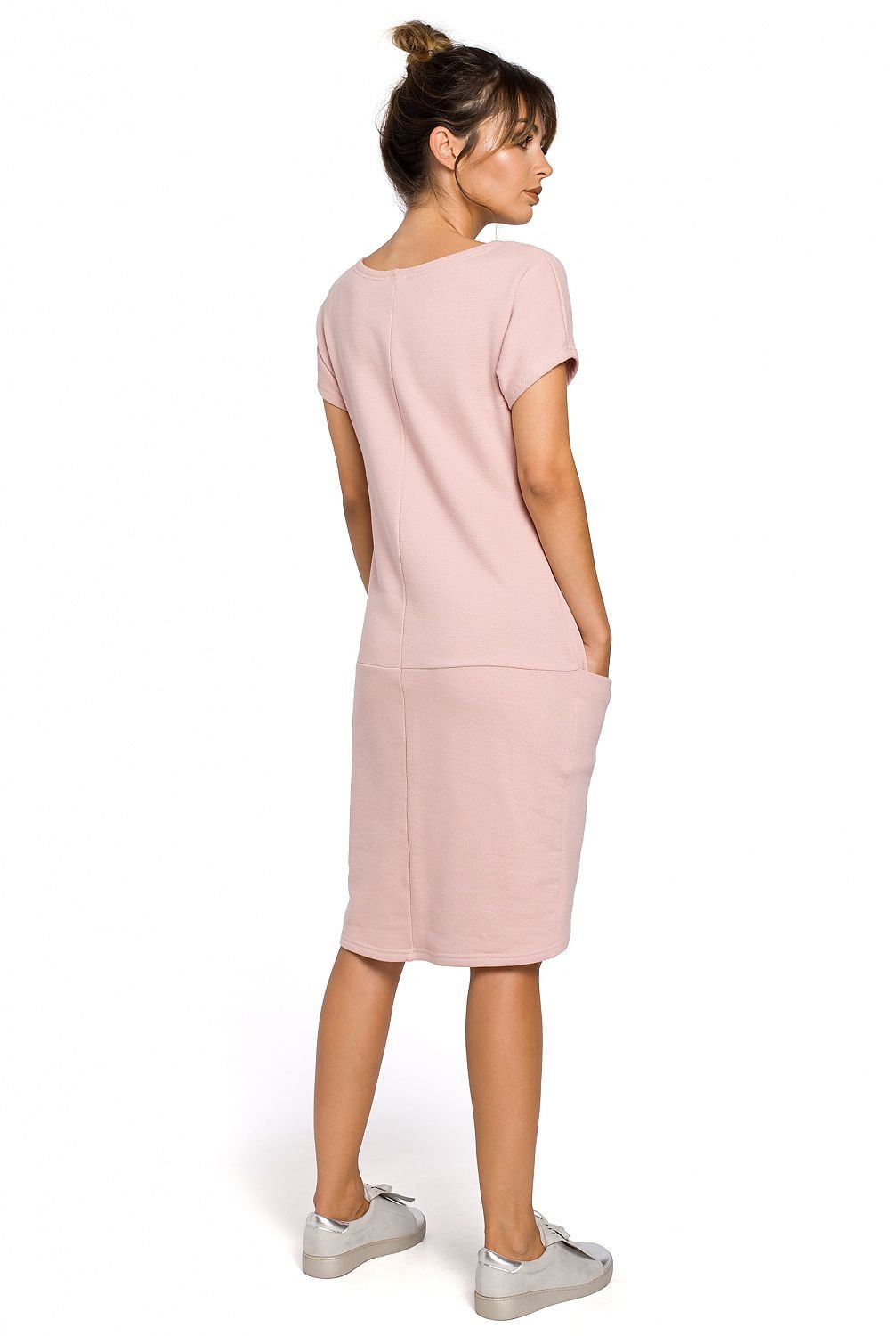 Casual Loose-Fit Dress with Seam Pockets