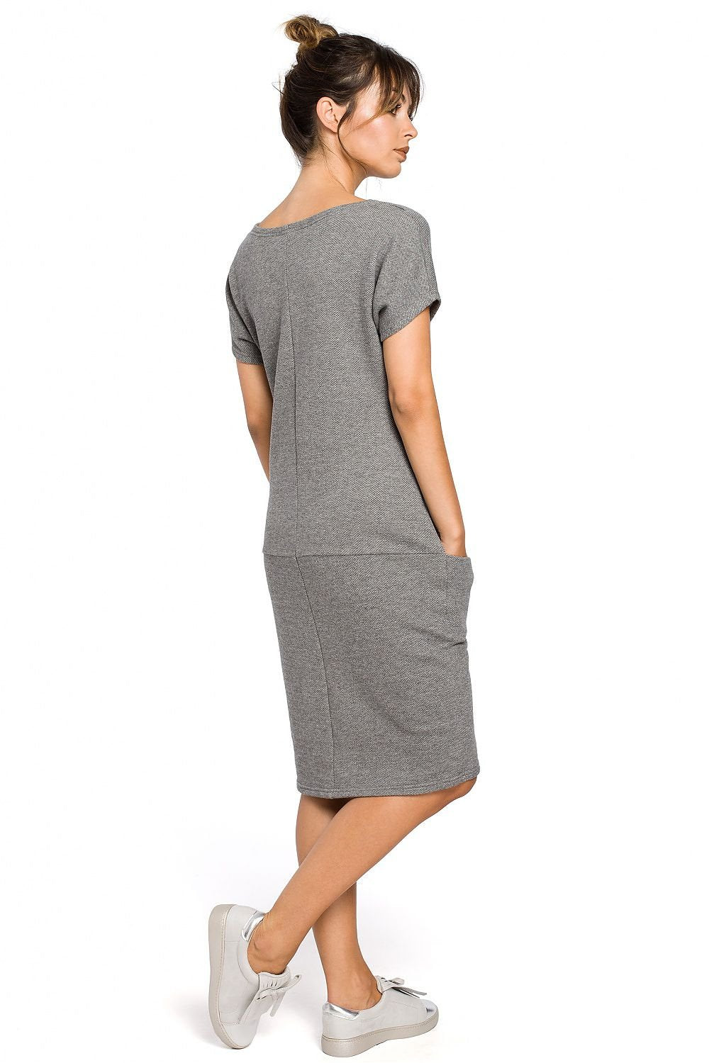 Casual Loose-Fit Dress with Seam Pockets