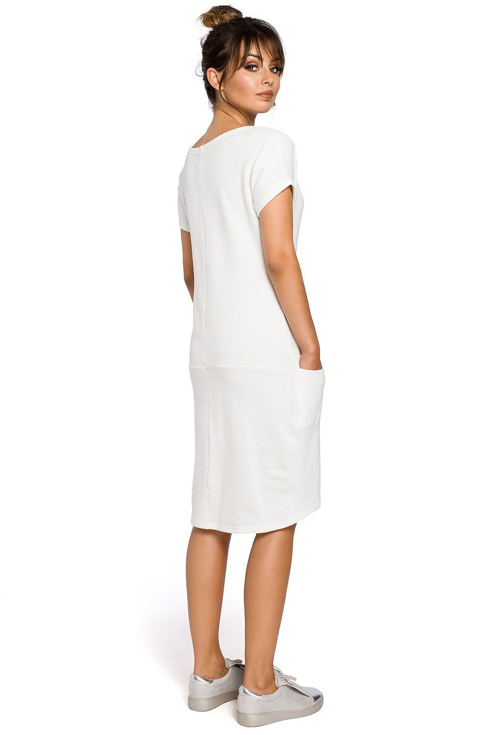 Casual Loose-Fit Dress with Seam Pockets